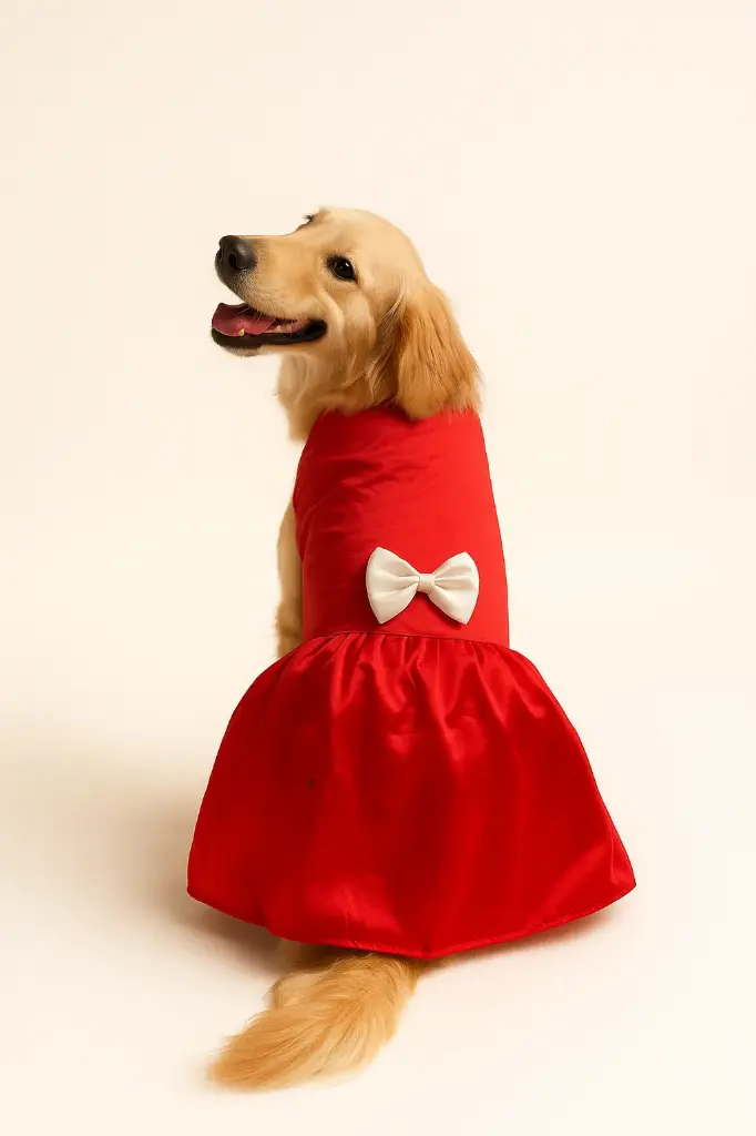 SS25 CHEEKu Royal Red Western Frock