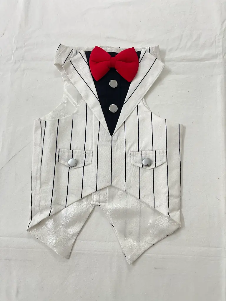 SS25 CHEEKu White Tuxedo