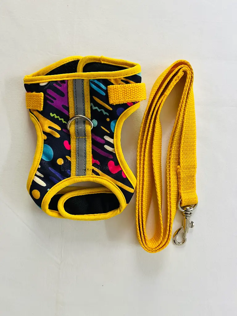 SS25 CHEEKu Black Premium Cat Harness 