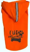 AW25 CHEEKu Half Sleeve Deep Orange Raincoat