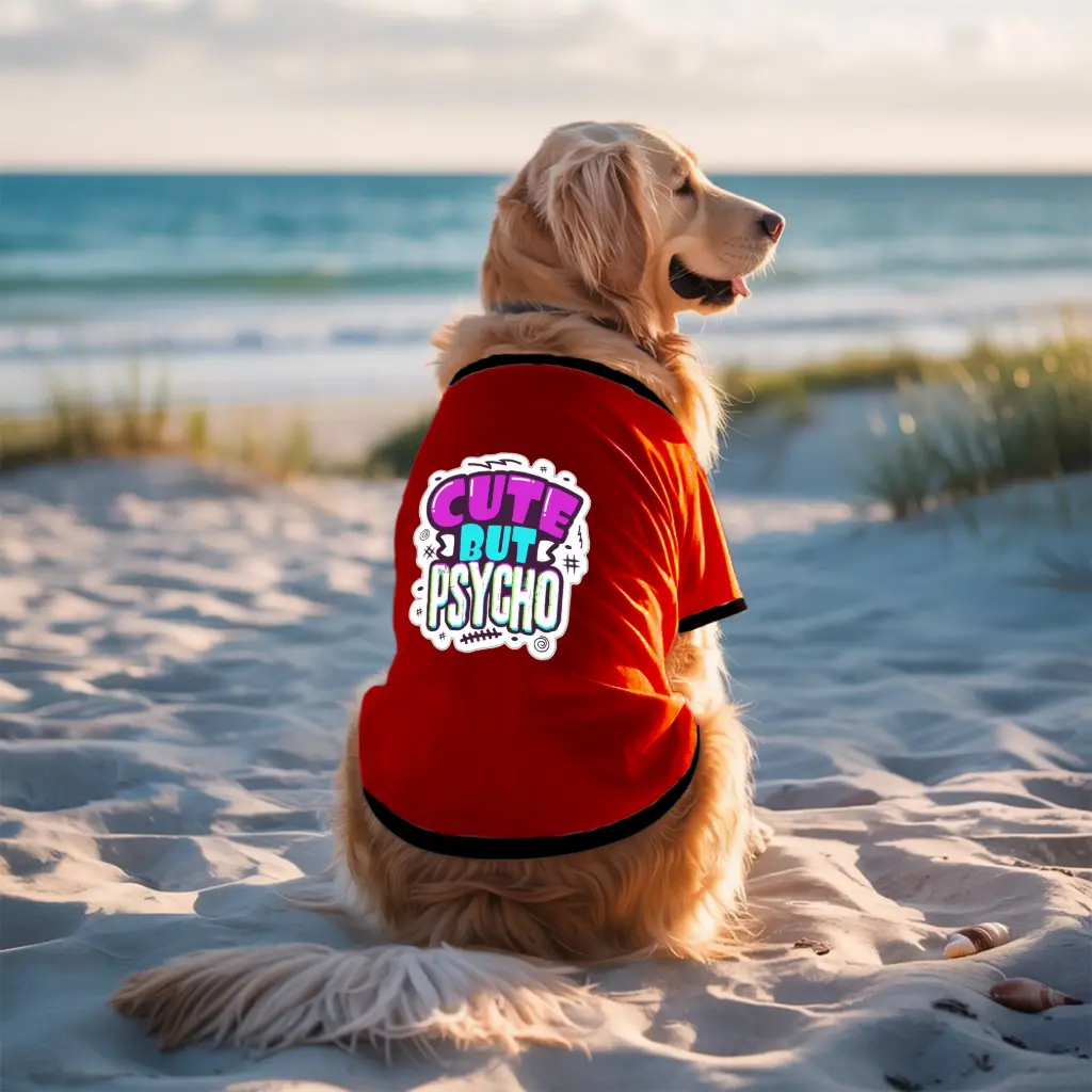 AW24 CUTE PSYCHO Dog Tshirt