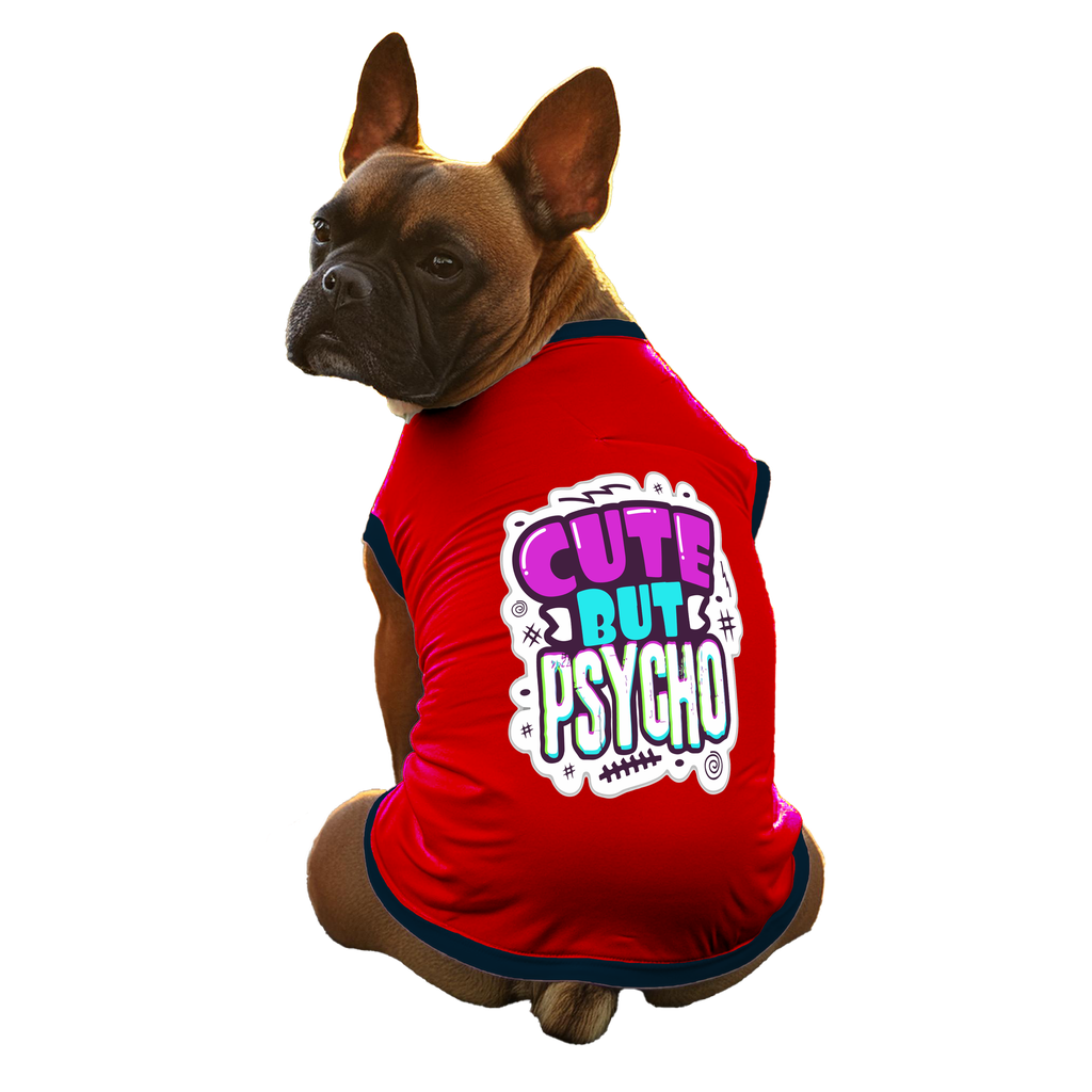 AW24 CUTE PSYCHO Dog Tshirt