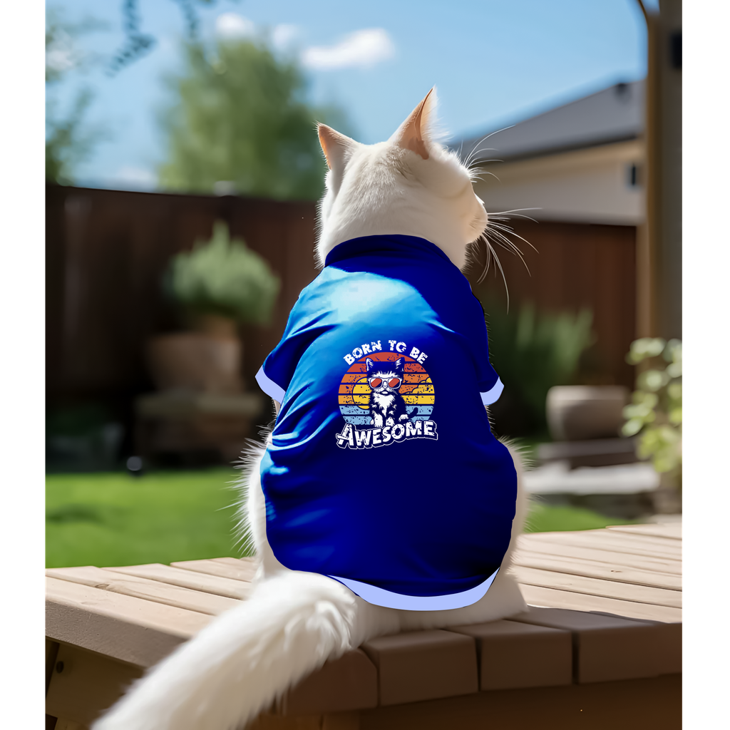 CHEEKu Cat Tee - Born To Be Awesome