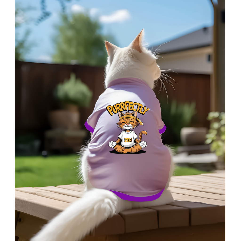 CHEEKu Cat Tee - Perfectly Zen
