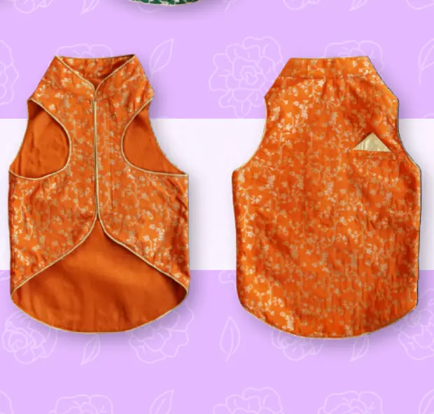 SS25 CHEEKu Orange Sherwani 
