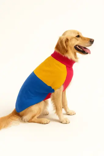 AW25 CHEEKu Red-Yellow-Blue Sweater