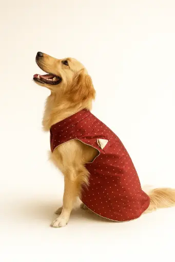 SS25 CHEEKu Maroon Sherwani