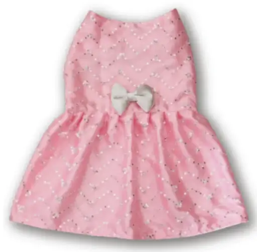 SS25 CHEEKu Pink Satin Western Frock