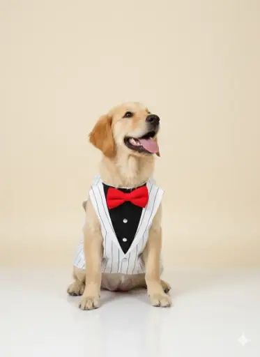 SS25 CHEEKu White Tuxedo