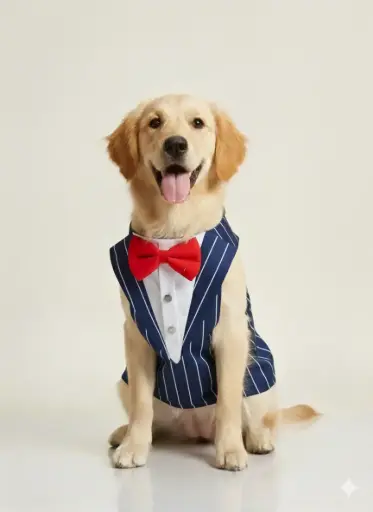 SS25 CHEEKu Blue Tuxedo