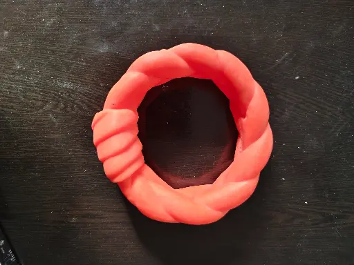 [SS25SLT015000] SS25 CHEEKu KNOTTED RUBBER RING