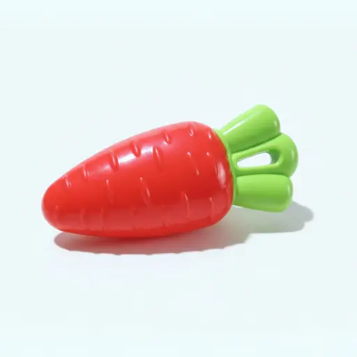 [SS25SLT026000] SS25 CHEEKu VEGETABLE SQUEEZE TOY CARROT