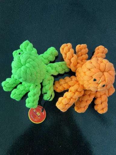 [SS25SLT068000] SS25 CHEEKu ROPE CHEW TOY OCTOPUS