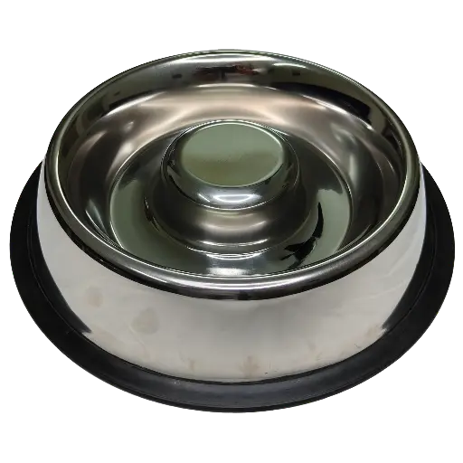 [SS25SLT073000] SS25 CHEEKu STAINLESS STEEL SLOW FEEDING BOWL